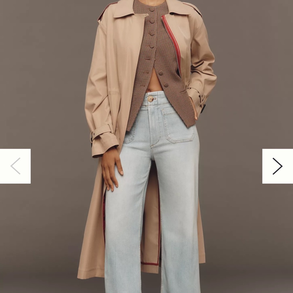Maeve Light Blue Wide Leg Pants